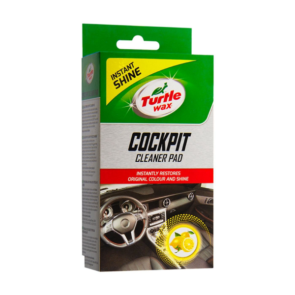 Plastbehandling med appliceringssvamp Turtle Wax Cockpit Cleaner Pad